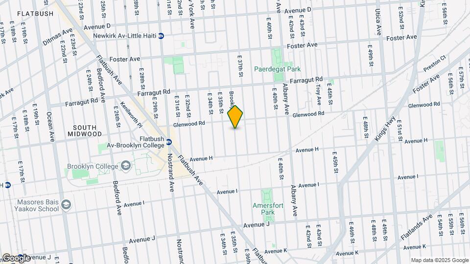 1613 Brooklyn Ave Map and Location Details