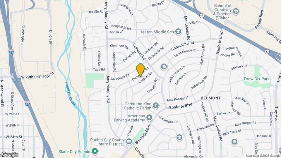 1813 Iroquois Rd Map and Location Details