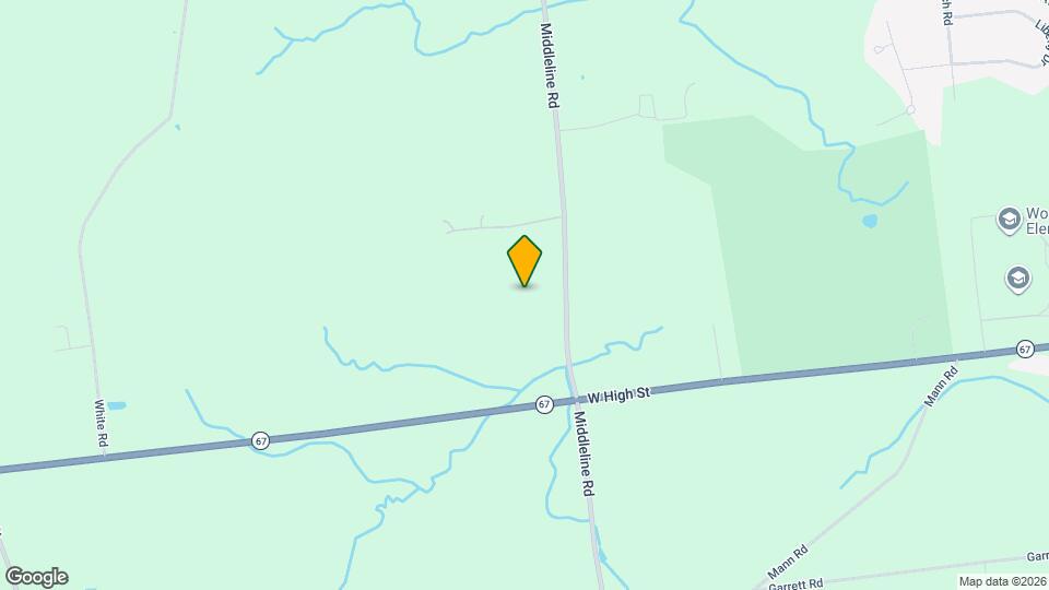 521 Middleline Rd Map and Location Details