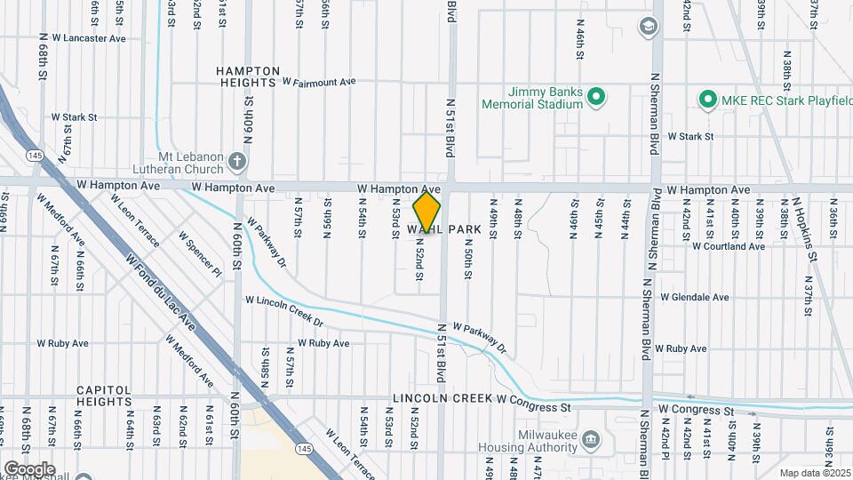 4706-4708-4708 N 52nd St Map and Location Details