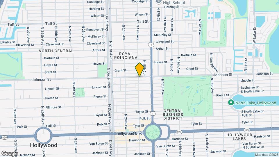 825 N 19th Ave Hollywood, FL 33020-3596 Map and Location Details