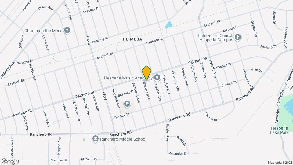 7625 Windsor Ave Mapa y Detalles de la Ubicación