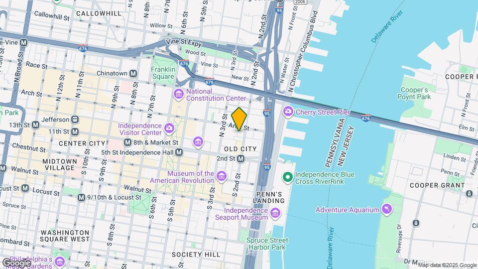 205 Cuthbert St Map and Location Details