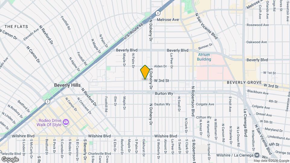 9122 W 3rd St Map and Location Details