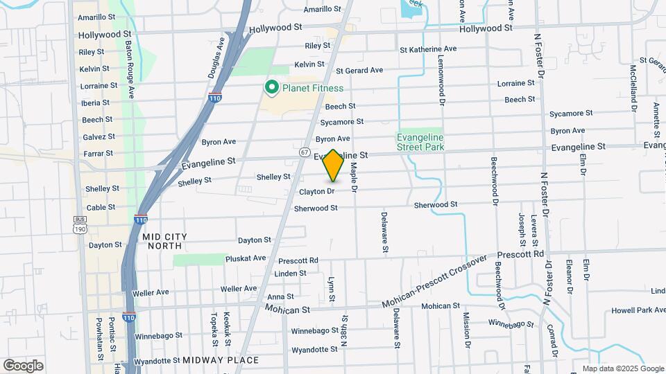 3617 Clayton Dr Map and Location Details