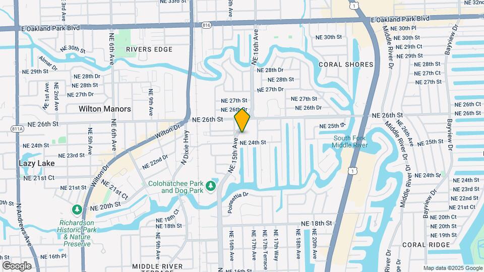 2450 NE 15th Ave Map and Location Details