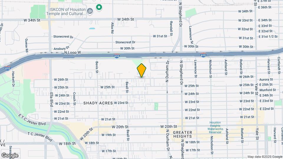940 W 26th St Map and Location Details