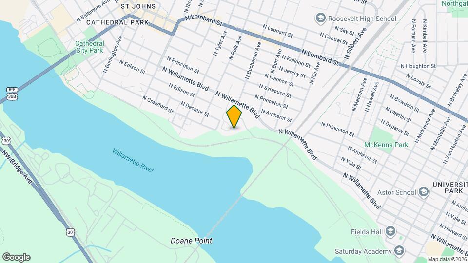 7545 N Edgewater St Map and Location Details