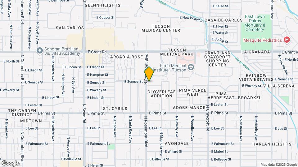 5111 E Peach St Map and Location Details