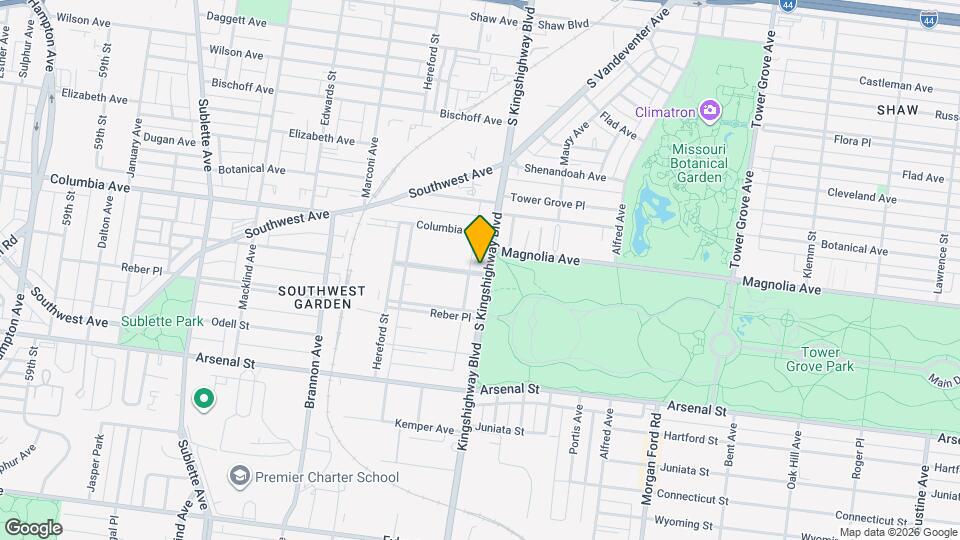 2641 S Kingshighway Blvd Mapa y Detalles de la Ubicación