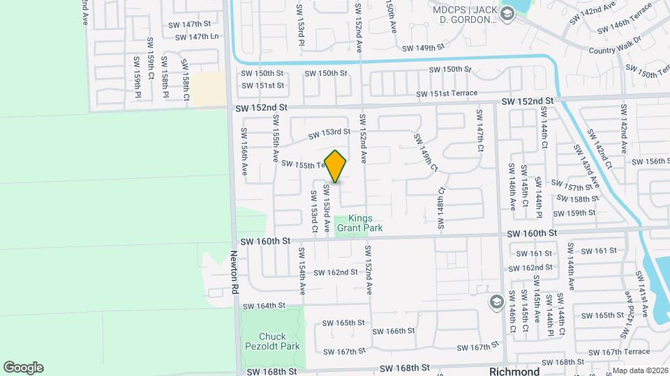 15660 SW 152nd Pl Mapa y Detalles de la Ubicación