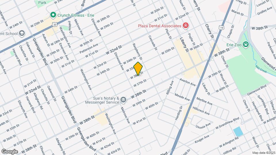 1139 W 36th St Map and Location Details