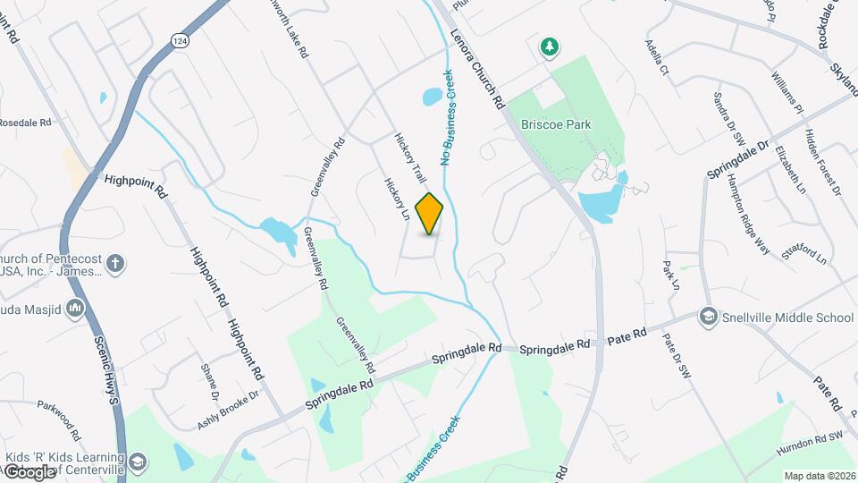 2881 Hickory Trail Map and Location Details