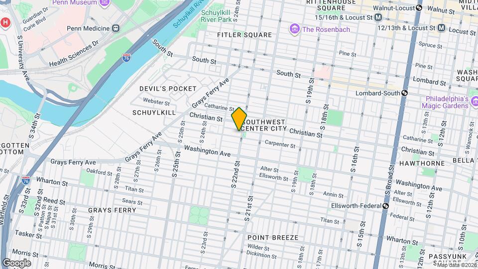 916 S 22nd St, Unit Second floor Map and Location Details