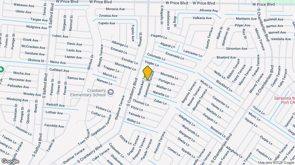 2283 Santonian Terrace Map and Location Details