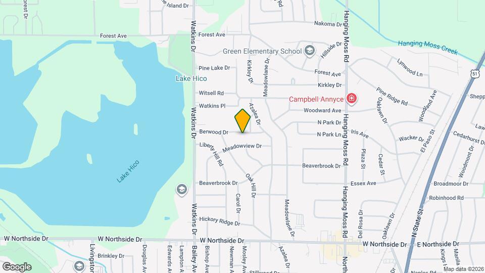 815 Berwood Dr Map and Location Details