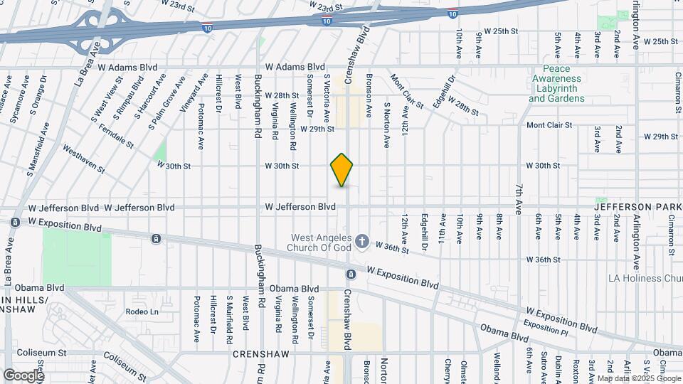 3045 Crenshaw Blvd Map and Location Details