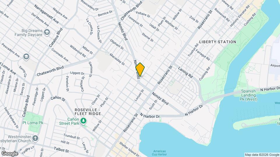 1720 Evergreen St Mapa y Detalles de la Ubicación