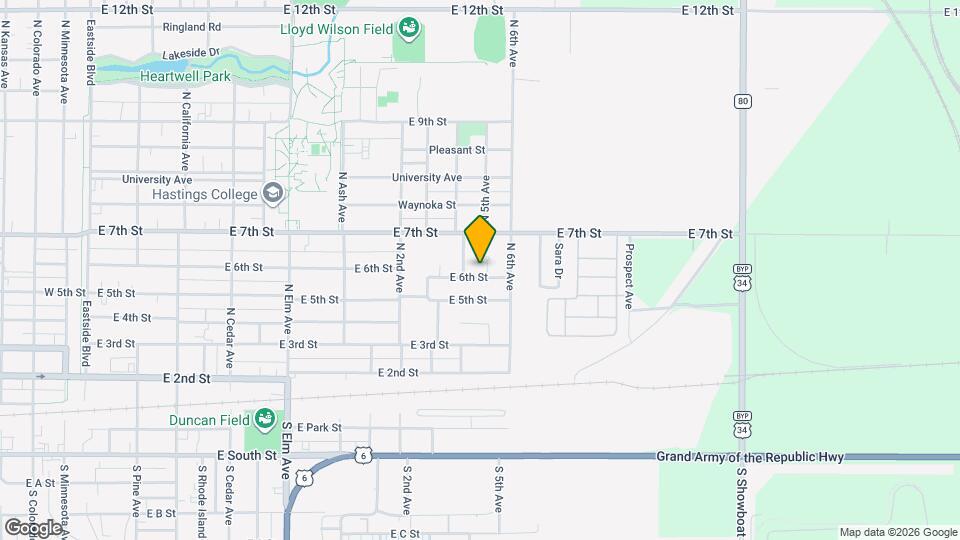 601 Thomas Dr, Unit 605 Map and Location Details