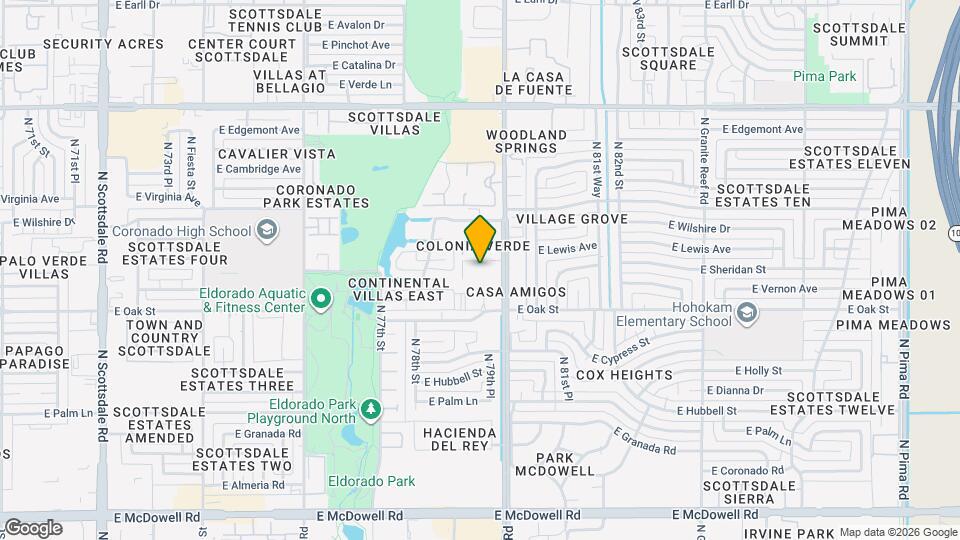 2369 N 79th Pl Map and Location Details