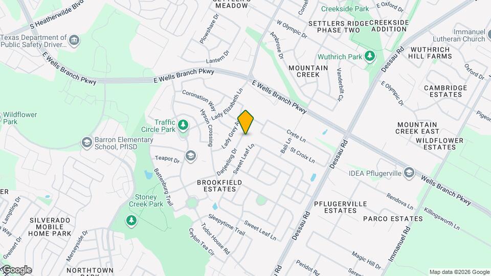 1705 Darjeeling Dr Map and Location Details