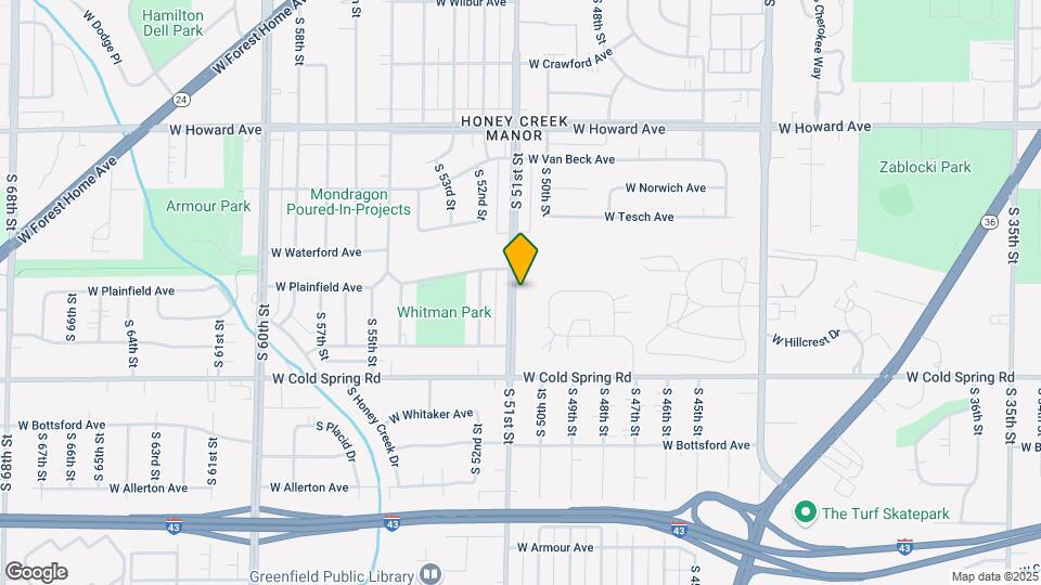4138 S 51st St Map and Location Details