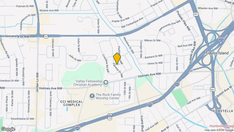 908 Fairway Dr NW Map and Location Details