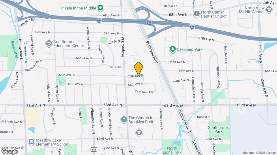 7313 65th Ave N Map and Location Details