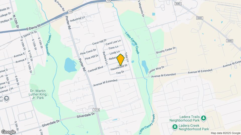 1737 Hazelwood St Map and Location Details