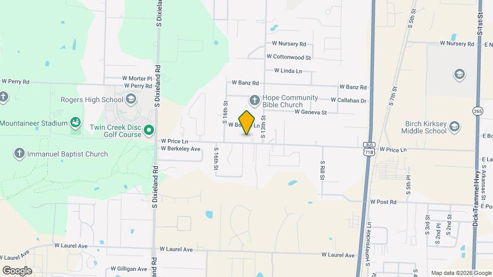 1325 W Price Ln Mapa y Detalles de la Ubicación