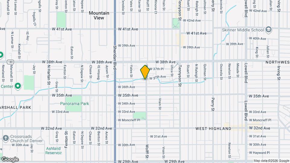 3625 Wolff St Map and Location Details