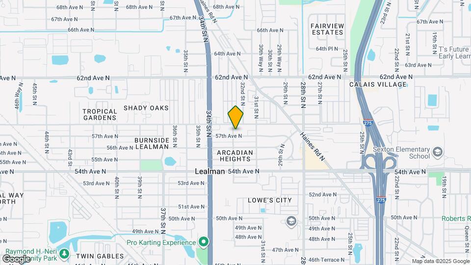 3257 57th Ave N Map and Location Details