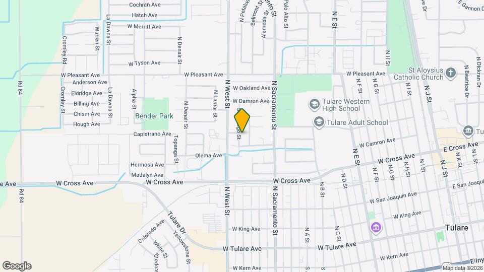 640 San Diego St Map and Location Details