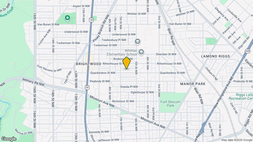 603 Quackenbos St NW Map and Location Details