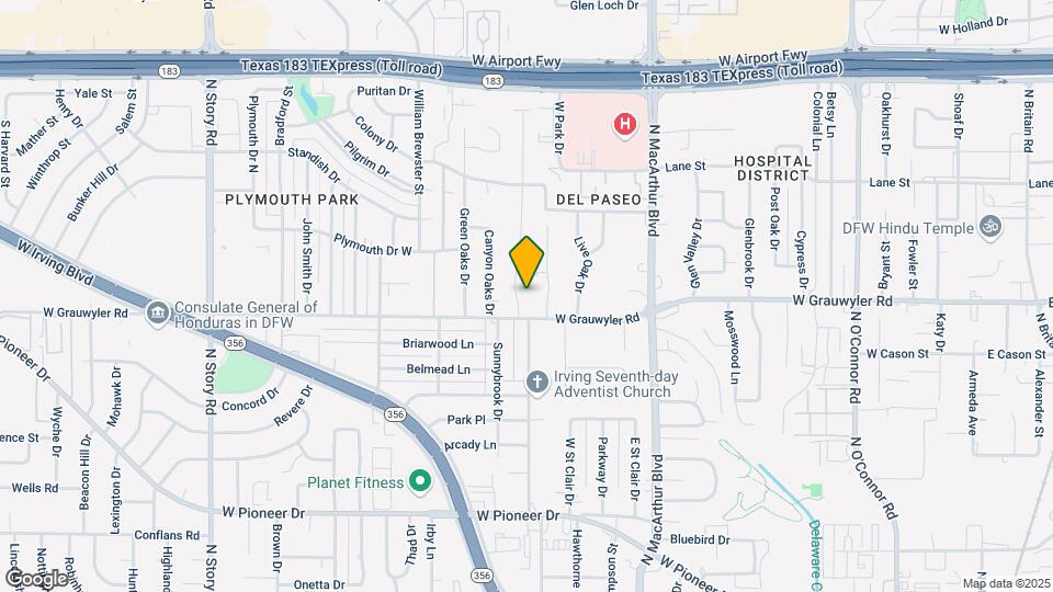 1520 Sunnybrook Dr Map and Location Details