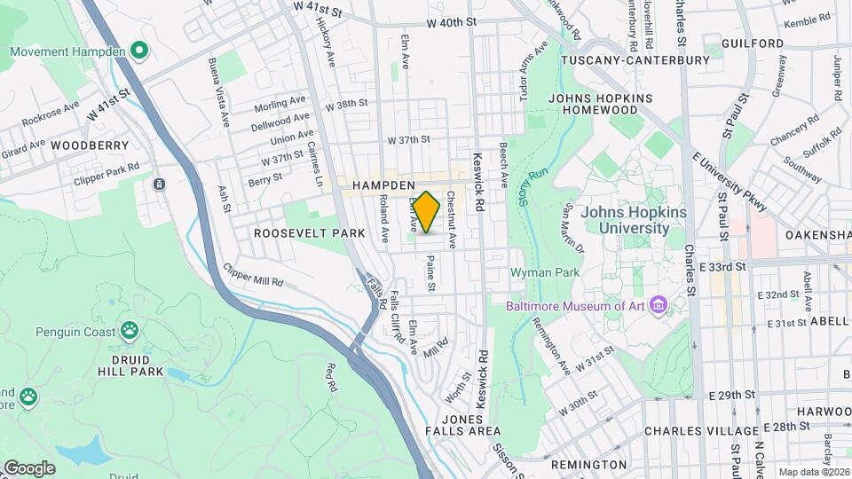 837 Powers St Map and Location Details