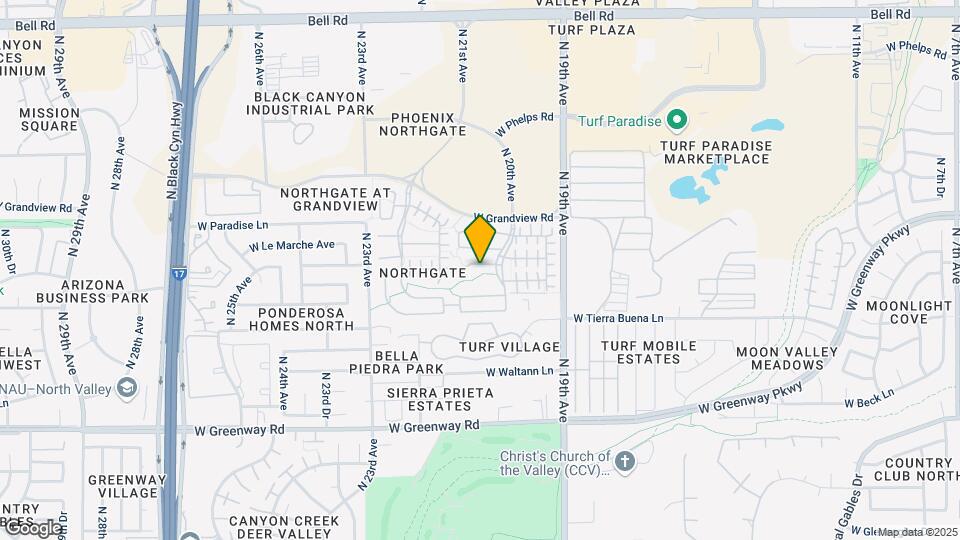 2035 W Monte Cristo Ave Map and Location Details