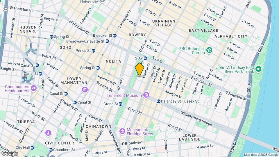 42-44 Rivington St Mapa y Detalles de la Ubicación