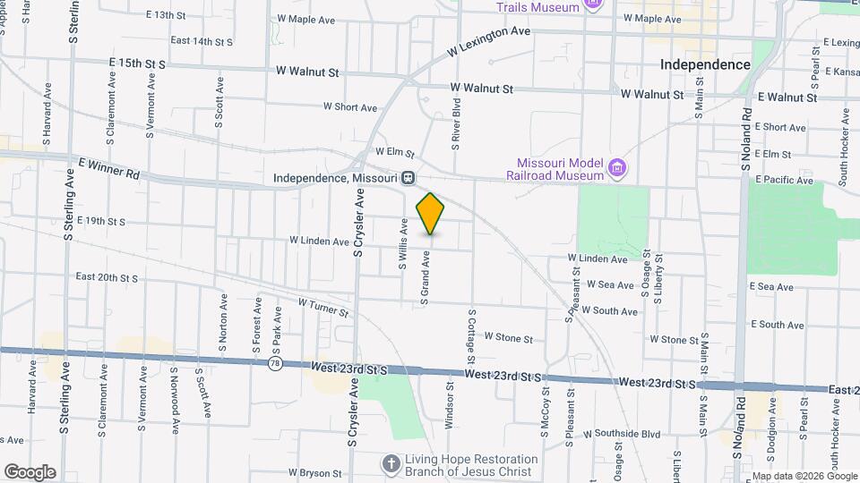 724 S Grand Ave Map and Location Details