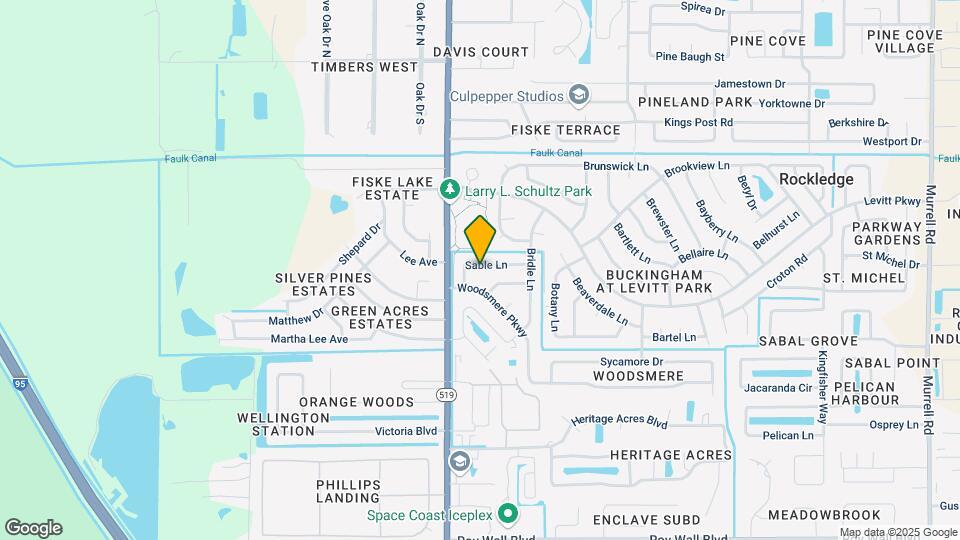 964 Sable Ln Map and Location Details