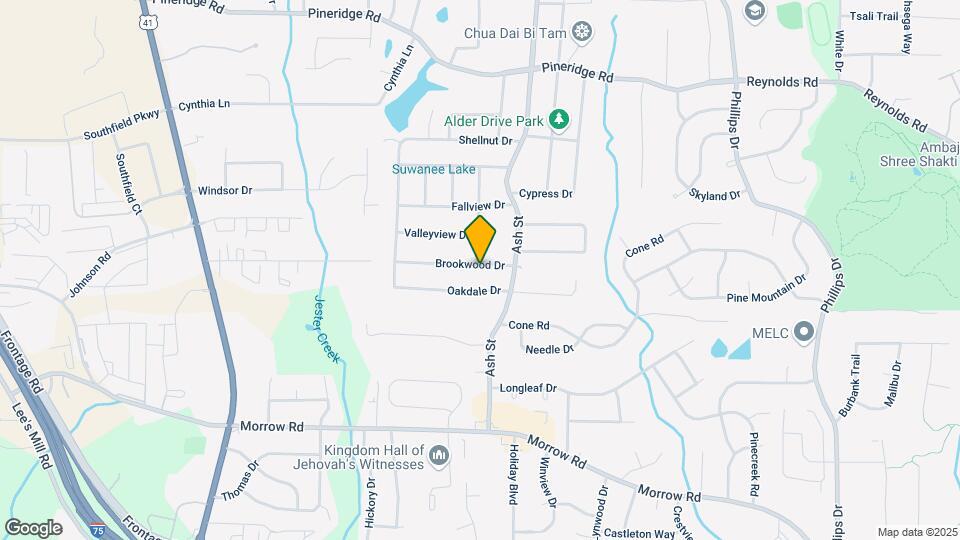 735 Brookwood Dr Map and Location Details