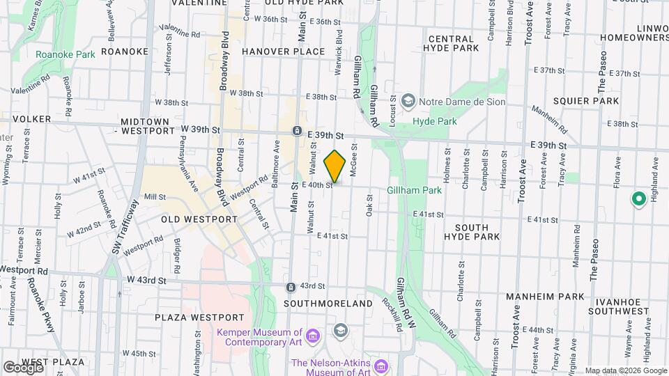 4002 Warwick Blvd Map and Location Details