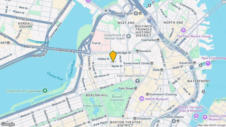 9 Revere St-Unit -8 Map and Location Details