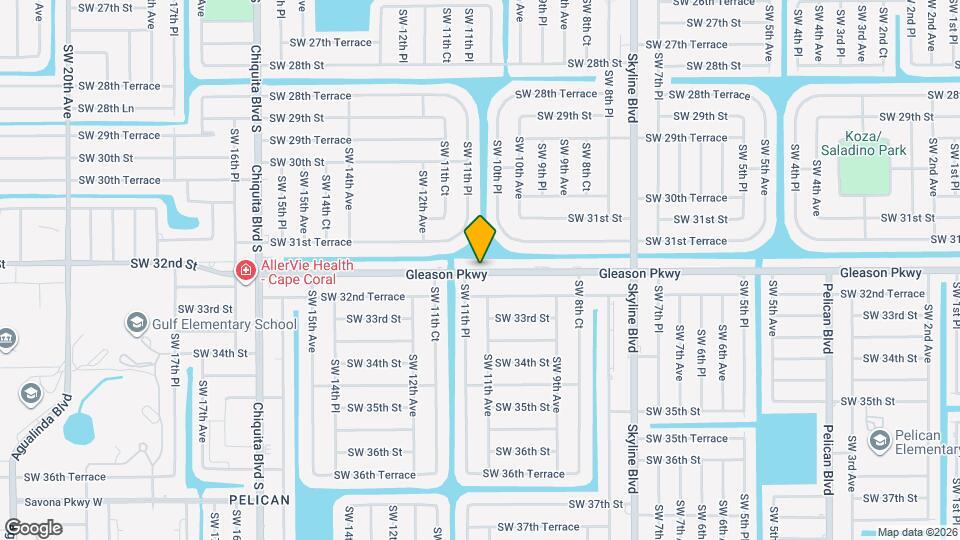 1101 Gleason Pkwy Map and Location Details