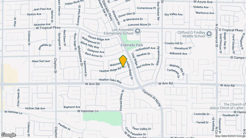 1309 Heather Ridge Rd Map and Location Details