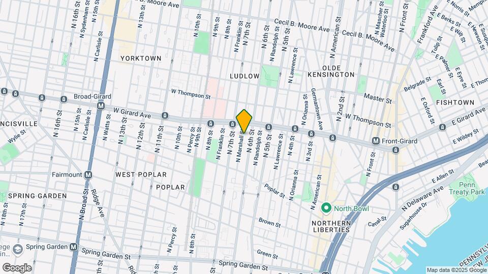 989 N Marshall St Map and Location Details