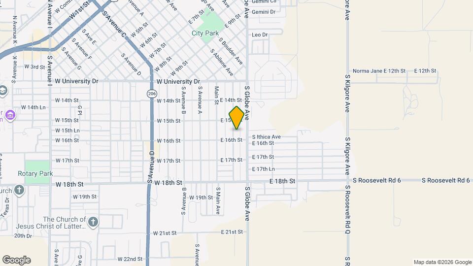 1515 S Abilene Ave Map and Location Details