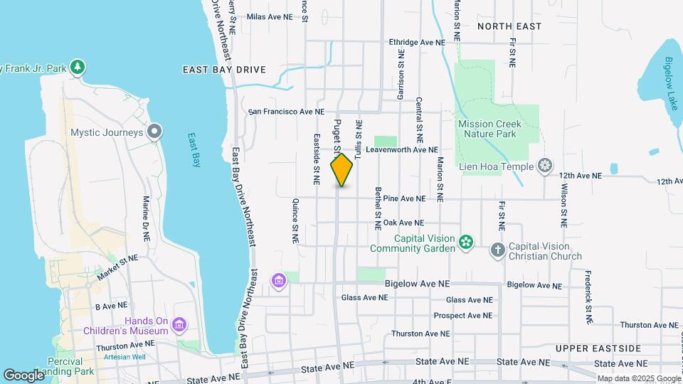 1104 Puget St NE Map and Location Details