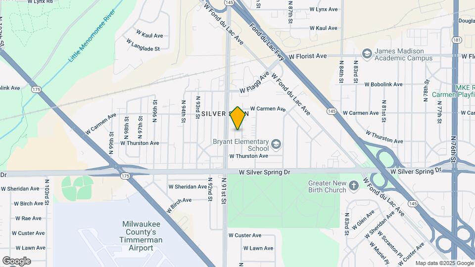 5721 N 90th St Map and Location Details
