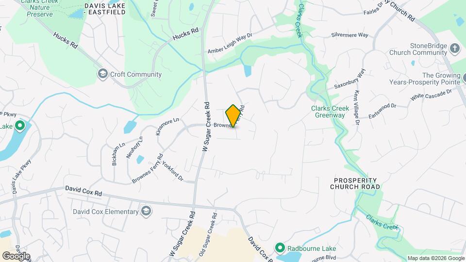 7206 Brassy Creek Ln Mapa y Detalles de la Ubicación